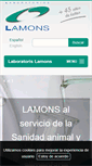 Mobile Screenshot of lamons.es