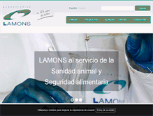 Tablet Screenshot of lamons.es